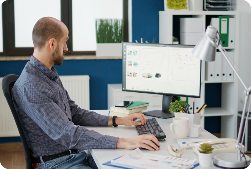 Team entwickelt gemeinsam eine digitale Vision